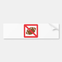 no football bumper sticker
