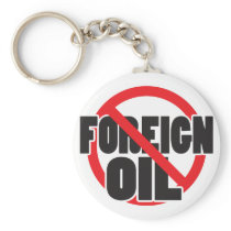 No Foreign Oil Keychain