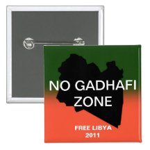 NO GADHAFI ZONE PINS