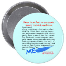 No Gluten Button