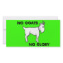 No Goats No Glory Photo Card Template