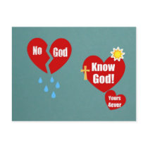 No God; Know God! Post Cards