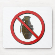 No Grenades Mouse Pads