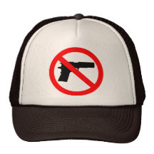 No Guns Anti Gun Trucker Hat