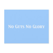 No Guts No Glory Gifts Postcards