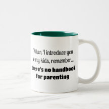 No Handbook for Parenting Mug