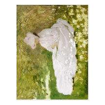 No higher resolution available. Claude_Monet_Sprin Postcard