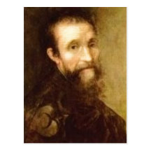 No higher resolution available. Michelangelo_Buona Post Card