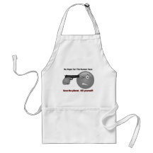 No Hope Emoticon Logo Apron