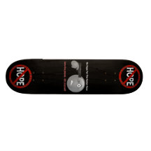 No Hope Logos Black Skateboard Deck
