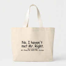 No I Havent Met Mr Right But I Have Met... Bags