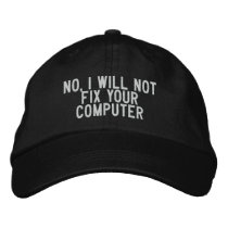 No, I will not fix your computer