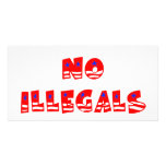 No Illegal Aliens photo cards
