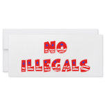 No Illegal Aliens rack cards