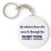 No illegal immigration key chain