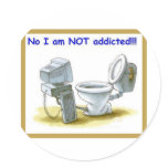 No, I'm Not Addicted Sticker