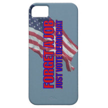 No Jobs Vote Democrat Anti Liberal Anti Obama iPhone 5 Covers