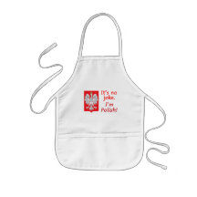 No Joke I'm Polish Aprons
