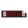 no_life_guard, no_life_guard, THE ONLY PROBLEM ... Bumper Sticker