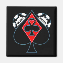 NO LIMIT HOLD'EM REFRIGERATOR MAGNETS
