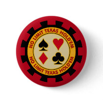 No Limit Texas Hold'em Poker Chip Pin