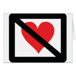 no love greeting cards