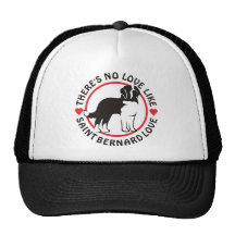 No Love Like Saint Bernard Love Mesh Hats