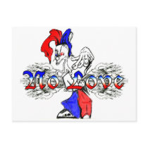 No Love Postcard