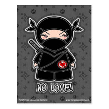 No Love! Postcard