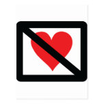 no love postcards