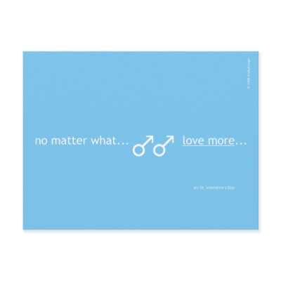 No matter what... Love more... F Post Card by ArattaUna