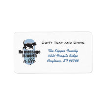 No Message is Worth a Life Address Labels