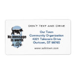 No Message is Worth a Life Labels
