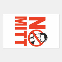 No Mitt Rectangle Stickers