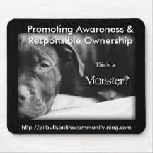 No Monster Mousepad
