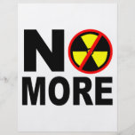 No More Anti Nuclear Flyer Template