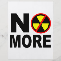 No More Anti Nuclear Flyer Template