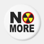 No More Anti-Nuclear Protest Slogan Fridge Magnets