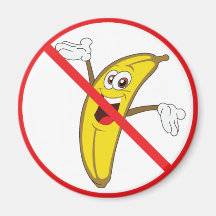 No More Clueless Bananaheads! Fridge Magnet