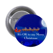 No More Happy Holidays Button