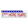 No More Obama Bumper Sticker