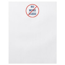No More Taxes Personalized Flyer