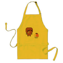 no mouth! apron