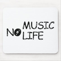 NO MUSIC NO LIFE マウスパッド