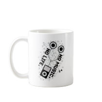 NO MUSIC, NO LIFE. COFFEE MUGS