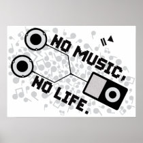 NO MUSIC, NO LIFE. PRINT