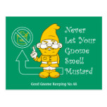 No Mustard For Gnomes Post Cards