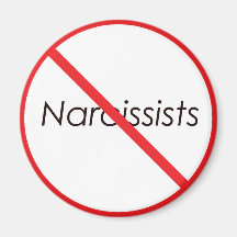 No Narcissists! Fridge Magnets