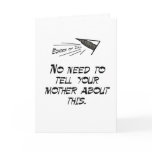 No need to tell cards
