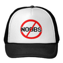 NO NOOBS - geek/hacker/pc/code monkey Mesh Hat